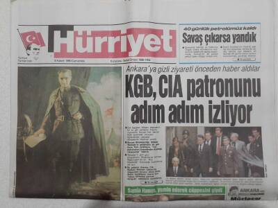 Hürriyet Gazetesi - 10 Kasım 1990 - Atatürkün Sofya Günleri GZ111616 - 1