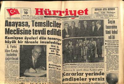 Hürriyet Gazetesi 10 Mart 1961 - Grip Vakaları Yüzünden Bütün Okullar Kapatıldı GZ82252 - 1