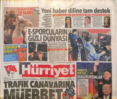 Hürriyet Gazetesi 10 Mart 2018 - TSKdan Afrine Kerpeten Kıskacı - E-Sporcuların Gizli Dünyası GZ125620 - 1