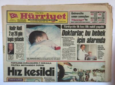 Hürriyet Gazetesi 10 Mayıs 1983 - Nadir Nadi 2 Ay 20 Gün Hapis Yatacak GZ2345 - 1