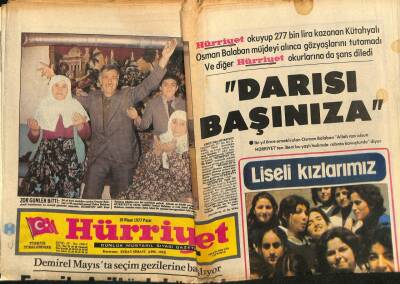 Hürriyet Gazetesi 10 Nisan 1977 - Demirel Mayısta Seçim Gezilerine Başlıyor GZ81548 - 1