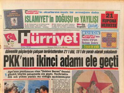 Hürriyet Gazetesi 10 Nisan 1990 - Yunanistanda Türk Zaferi - Dalanın Amblemi Belli Oldu - Sakıp Sabancı 57 Yaşına Bastı GZ127343 - 1
