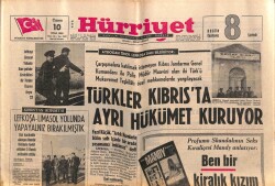 Hürriyet Gazetesi 10 Ocak 1964 - Halide Edip Adıvar Vefat Etti GZ68794 - 2