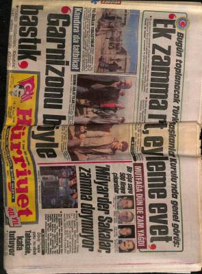 Hürriyet Gazetesi 10 Şubat 1988 - Ordudan Sert Açıklama GZ64335 - 1