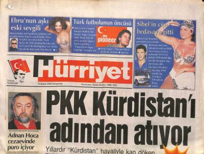 Hürriyet Gazetesi 10 Şubat 2000 - Sibel Canın Cipi Bedavaya Gitti - Ebru Gündeşin Aşkı Eski Sevgili GZ109329 - 1