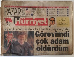 Hürriyet Gazetesi 10 Şubat 2002 - Susurluk Mahkumu Hapse Girmeden Konuştu Özel Timci Ayhan Çarkın GZ16158 - 2