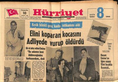 Hürriyet Gazetesi 10 Temmuz 1963 - Nilüfer Aydan Moskova Filim Festivaline Gitti GZ70939 - 1
