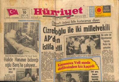 Hürriyet Gazetesi 10 Temmuz 1970 - Manisa Tren İstasyonundaki Randevuya 5 Yıl Sonra 67 Kişilik Sınıftan 12 Kişi Geldi GZ81544 - 1