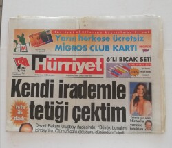 Hürriyet Gazetesi 10 Temmuz 1999 - Demirele Mektup İ.Üyü Kurtarın. - GZ45879 - 2