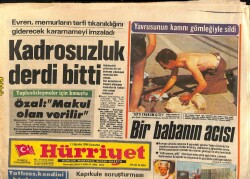 Hürriyet Gazetesi 11 Ağustos 1984 - İbrahim Tatlıses , Kendini Böyle Savundu - Charlienin Meleği Hamile GZ113831 - 1