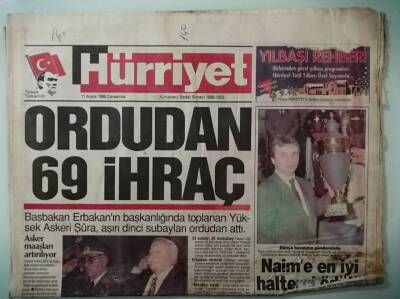 Hürriyet Gazetesi 11 Aralık 1996 Erbakan Susurluku Pazarlık Kozu Yaptı -GZ33155 - 1