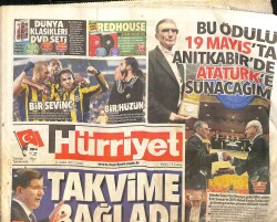 Hürriyet Gazetesi 11 Aralık 2015 - Madonna Teröre Meydan Okudu - Erdoğan , Zuckerberg'e Teşekkür Etti GZ160175 - Gökçekoleksiyon