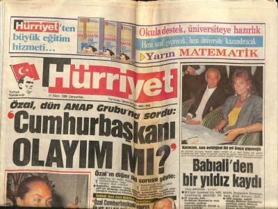 Hürriyet Gazetesi 11 Ekim 1989 - Hülya Avşar Son Sözünü Söyledi GZ76574 - 1