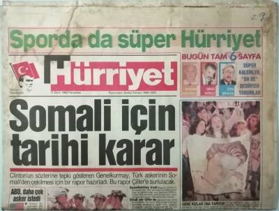 Hürriyet Gazetesi 11 Ekim 1993 Tarkandan Nükleer Santral Protestosu -GZ37242 - 1