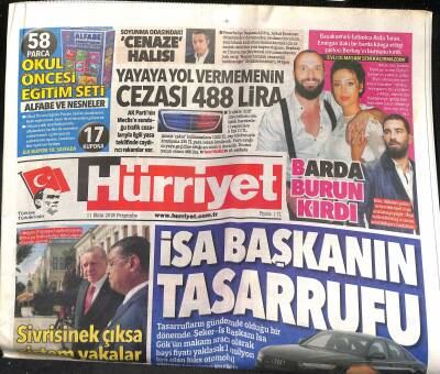 Hürriyet Gazetesi 11 Ekim 2018 - Küresel Isınmaya Karşı , Brezilya Kadar Orman Gerekli - Tarihi Yarımada Uyarısı GZ124489 - 1