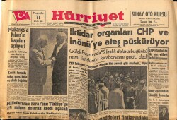 Hürriyet Gazetesi 11 Eylül 1958 - Dumlupınar İçin Dün İlk Dalış Tecrübesi Yapıldı GZ68870 - 1