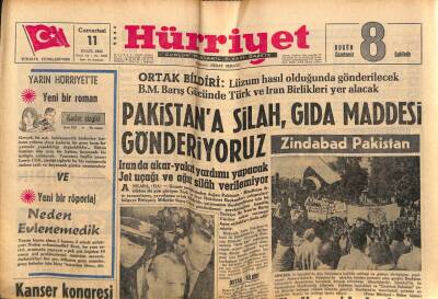 Hürriyet Gazetesi 11 Eylül 1965 - Maden Yataklarını Tesbit Eden Köpek 200 Bin Lira Mükafat Aldı GZ77762 - 1
