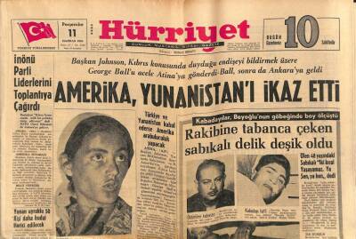 Hürriyet Gazetesi 11 Haziran 1964 - Taksim Belediye Gazinosu Dev Boy Afişi * Zeki Müren - Gönül Yazar - Mediha Demirkıran GZ91932 - 1