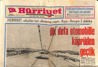 Hürriyet Gazetesi 11 Haziran 1973 - Halit Karakurumu Kaybettik GZ83580 - 1