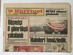 Hürriyet Gazetesi 11 Kasım 1982 - Hainleri Temizledik GZ5796 - 2