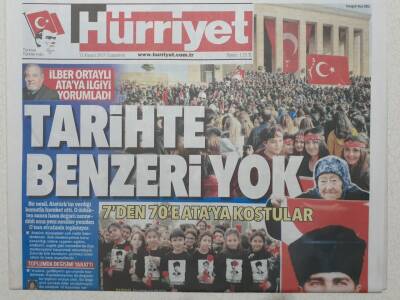 Hürriyet Gazetesi 11 Kasım 2017 - Enis Berberoğlu İstinafta - Doğum Günü Hediyesi GZ52961 - 1