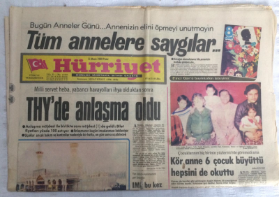 Hürriyet Gazetesi 11 Mayıs 1980 - THYde Anlaşma Oldu - GZ17990 - 1