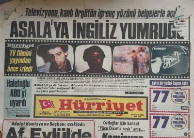 Hürriyet Gazetesi 11 Mayıs 1985-Asalaya İngiliz Yumruğu GZ45625 - 2