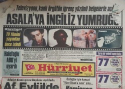 Hürriyet Gazetesi 11 Mayıs 1985-Asalaya İngiliz Yumruğu GZ45625 - 1