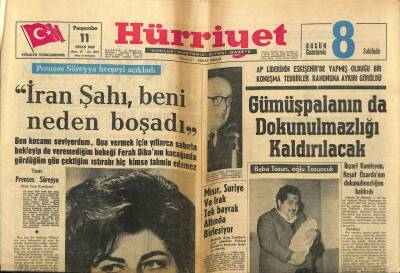 Hürriyet Gazetesi 11 Nisan 1963 - Mısır Irak Ve Suriye Tek Bayrak Altında Birleşiyor GZ99248 - 1