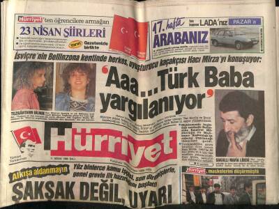 Hürriyet Gazetesi 11 Nisan 1989 - Doğum Günü Hediyesi GZ58021 - 1