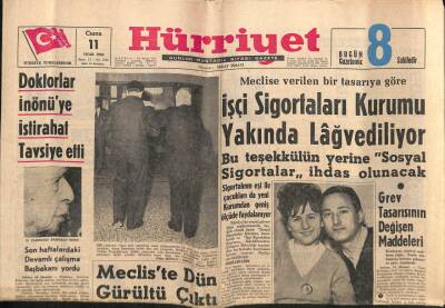 Hürriyet Gazetesi 11 Ocak 1963 - Amerikada Portatif Radyo Ve Telefonlar,Günün Modası Oldu-Bayan Yolga Ve Yıldız Kenter Yılın Kadını Olarak Seçildiler GZ91972 - 1