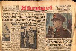 Hürriyet Gazetesi 11 Şubat 1955 - Prenses Margaret in Vazifesi GZ71115 - 2