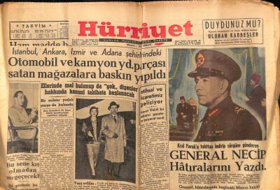 Hürriyet Gazetesi 11 Şubat 1955 - Prenses Margaret in Vazifesi GZ71115 - 2