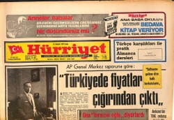 Hürriyet Gazetesi 12 Aralık 1972 - CHP'nin Yeni Sloganı 