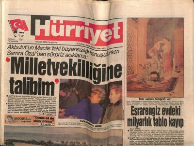 Hürriyet Gazetesi 12 Aralık 1990 - Doğum Günü Hediyesi GZ55350 - 1