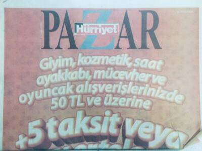 Hürriyet Gazetesi 12 Aralık 2010 - Pazar Eki Nurcan TaylanGünde İki Üç Ton Kaldırırım GZ40628 - 1