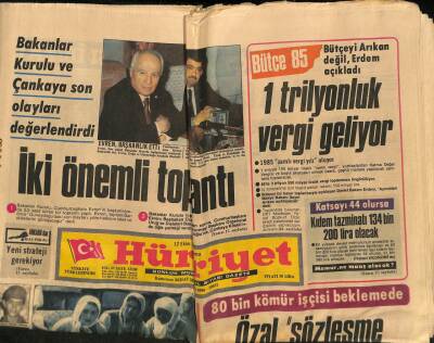 Hürriyet Gazetesi 12 Ekim 1984 - Nükhet Durunun Hayır Konseri GZ80864 - 1