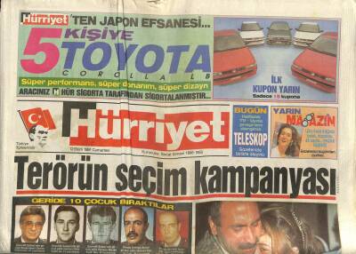 Hürriyet Gazetesi 12 Ekim 1991 - Sezen Aksu Dünyaya Açılıyor GZ89131 - 1