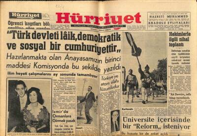 Hürriyet Gazetesi 12 Eylül 1960 - Suzandan Menderese Mektuplar GZ81956 - 1