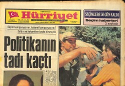 Hürriyet Gazetesi 12 Eylül 1975 - Politikanın Tadı Kaçtı - Yüzbaşı Ahmet, Enkaz Altından Çıkardığı Nurşen'i Evlat Edindi GZ157566 - Gökçekoleksiyon