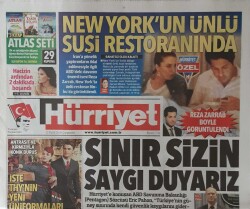 Hürriyet Gazetesi 12 Eylül 2018-Rıza Zarrab New Yorkun Ünlü Suşi Restoranında GZ45777 - 2