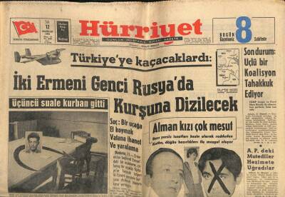Hürriyet Gazetesi 12 Haziran 1962 - Beşiktaşta 200 Kişi Dün Bir Kapkaçcıyı Kovaladı GZ117470 - 1