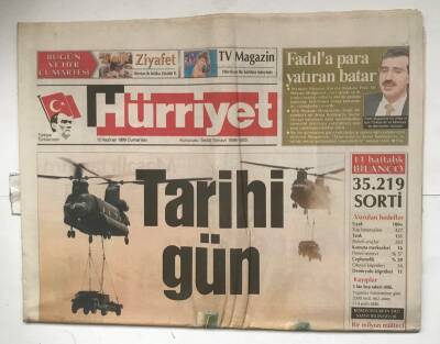 Hürriyet Gazetesi 12 Haziran 1999 - Tarihi Gün GZ7991 - 1