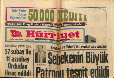 Hürriyet Gazetesi 12 Mart 1972 - Berrin Menderes İle Torunu Işık Mezar Başında Dua Etti GZ88219 - 1