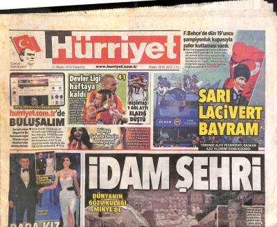 Hürriyet Gazetesi 12 Mayıs 2014 - Sait Faik Ödülü Mahir Ünsal Erişin GZ109000 - 1