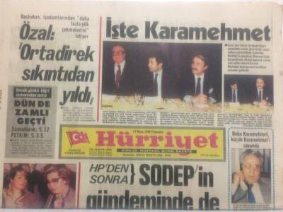 Hürriyet Gazetesi 12 Nisan 1984 - İşte Mehmet Emin Karaahmet GZ38053 - 1