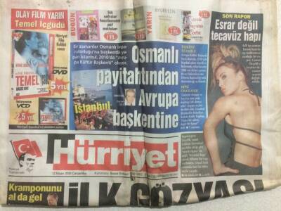 Hürriyet Gazetesi 12 Nisan 2006 - İlk Gözyaşı GZ29911 - 1