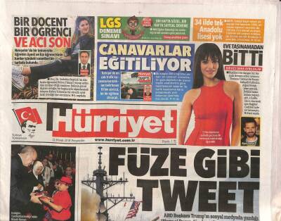 Hürriyet Gazetesi 12 Nisan 2018 - Bir Doçent Bir Öğrenci Ve Acı Son GZ84651 - 1