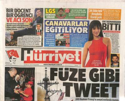 Hürriyet Gazetesi 12 Nisan 2018 - Cezayirde Uçak Faciası 257 Ölü GZ84650 - 1