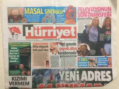 Hürriyet Gazetesi 12 Temmuz 2013 - Tarkan Listeleri Alt Üst Etti GZ29303 - 1
